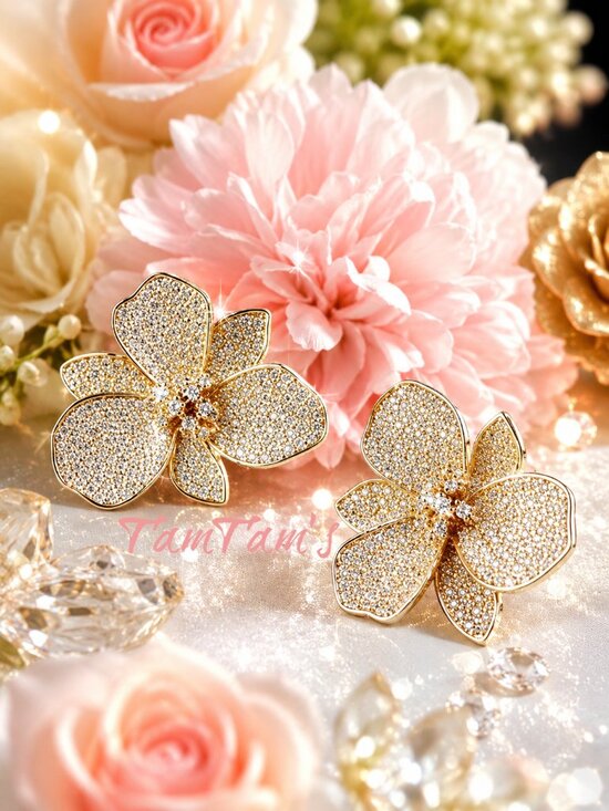 Park Lane Jewelry - Park Lane Crystal Daffodil Earrings